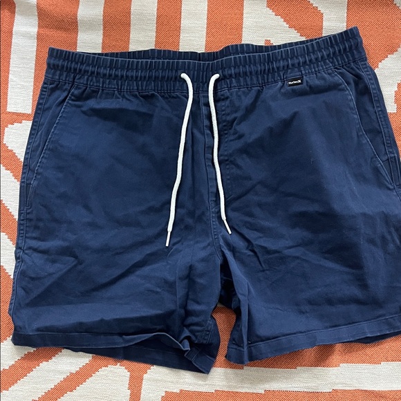 Hurley Other - Hurley Dark Blue Elastic Waist Shorts